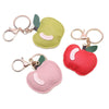 Leather Apple Shape Key Chain Pendant Accessories Modern Simplicity Style