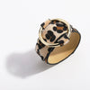 Leather Bracelet Snakeskin Leopard Fleece Imitation Leather Round Pattern For Women Fashion Style