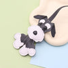 Leather Cartoon Animal Shape Keychain Pendant Decorative Gift