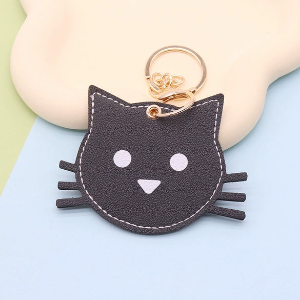 Leather Cartoon Fruit Keychain Pendant Creative Cute Modern And Minimalist Style