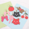 Leather Cartoon Fruit Keychain Pendant Creative Cute Modern And Minimalist Style
