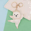 Leather Dancing Ballet Bear Keychain Women's Bag Pendant Accessories