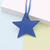 Leather Fivepointed Star Keychain Pendant Car Key And Bag Accessories Modern Simplicity Style