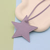 Leather Fivepointed Star Keychain Pendant Car Key And Bag Accessories Modern Simplicity Style