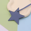Leather Fivepointed Star Keychain Pendant Car Key And Bag Accessories Modern Simplicity Style