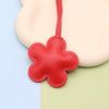 Leather Flower Bag Hanging Ornament Car Pendant Keychain Jewelry Modern Simplicity Style