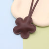 Leather Flower Bag Hanging Ornament Car Pendant Keychain Jewelry Modern Simplicity Style