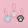 Leather Foot Shaped Creative Cute Mini Keychain For Mobile Phone And Bag