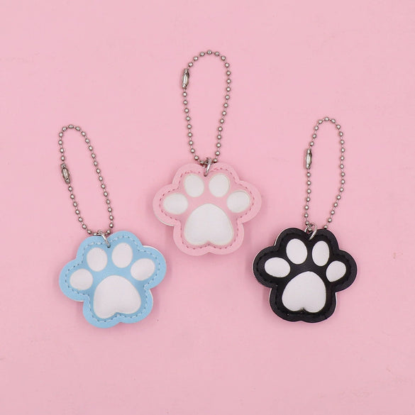 Leather Foot Shaped Creative Cute Mini Keychain For Mobile Phone And Bag