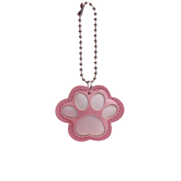 Leather Foot Shaped Creative Cute Mini Keychain For Mobile Phone And Bag