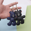 Leather Handmade Embroidered Bear Pendant Clothing Decoration Accessories