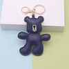 Leather Handmade Embroidered Bear Pendant Clothing Decoration Accessories
