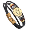 Leather Handwoven Constellation Hiphop Unisex Bracelet