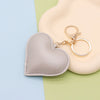 Leather Heart Keychain For Ladies Fashion Luggage And Car Interior Pendant Factory Wholesale