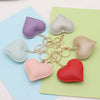 Leather Heart Keychain For Ladies Fashion Luggage And Car Interior Pendant Factory Wholesale