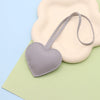 Leather Heartshaped Pendant Key Chain Creative Modern Simplicity Style