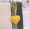 Leather Heartshaped Pendant Key Chain Creative Modern Simplicity Style