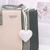 Leather Heartshaped Pendant Key Chain Creative Modern Simplicity Style