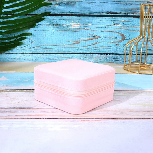 Leather Jewelry Box For Jewelry Storage With Composite Material