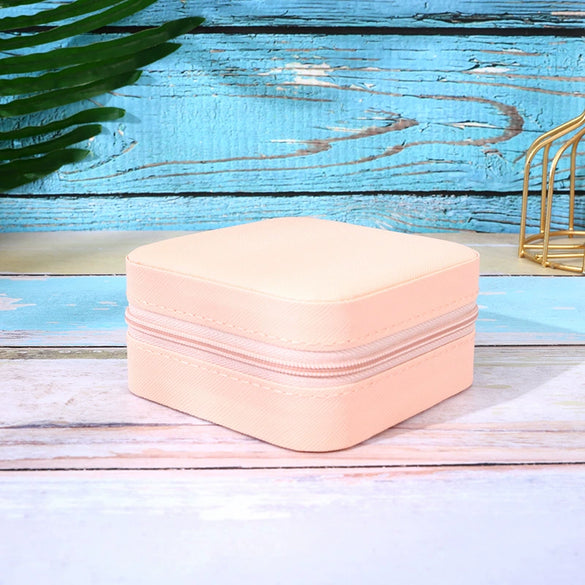Leather Jewelry Box For Jewelry Storage With Composite Material