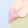 Leather Peach Heart Bag Pendant Modern Simplicity Style Clothing Hand Rope Accessories