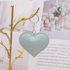 Leather Peach Heart Keychain Fashionable Couple Pendant