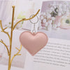 Leather Peach Heart Keychain Fashionable Couple Pendant