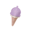 Leather Plush Ice Cream Mini Cone Popsicle Shape Keychain Bag Charm