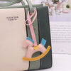 Leather Trojan Horse Pendant For Key Chain And Bag Decoration Modern Simplicity Style