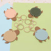 Leather Turtle Key Chain Pendant Casual Creative Cute Pastoral Style For Couples