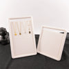 Leather Vertical Artistic Style Jewelry Stand For Ring Earrings Necklace Pendant Display