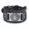 Leather Woven Animal Shape Bracelet For Men