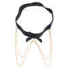Leg Chain Bow Love Cross Elastic Band Tassel Sexy