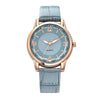 Leisure Alloy And Imitation Leather Women's Watch With Round Dial And Pin Buckle