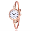 Leisure Alloy And Stainless Steel Women's Quartz Watch With Round Dial And Rose Gold Bracelet