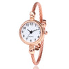 Leisure Alloy And Stainless Steel Women's Quartz Watch With Round Dial And Rose Gold Bracelet
