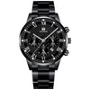 Leisure Alloy Belt Quartz Watch With Round Dial And Horseshoe Buckle For Men