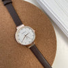 Leisure Alloy Case Ordinary Glass Mirror Women's Watch In Pink And Mint Green