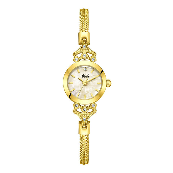 Leisure Alloy Ladies Bracelet Watch With Round Dial