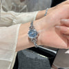 Leisure Alloy Ladies Bracelet Watch With Round Dial