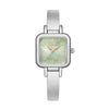 Leisure Alloy Quartz Watch For Women With Square Dial And Round Corners