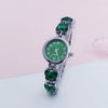 Leisure Butterfly Bracelet Women's Round Digital Quartz Watch Alloy Material