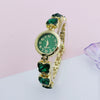Leisure Butterfly Bracelet Women's Round Digital Quartz Watch Alloy Material