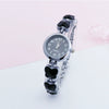 Leisure Butterfly Bracelet Women's Round Digital Quartz Watch Alloy Material