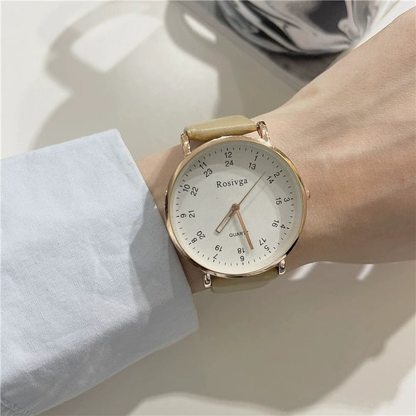 Leisure Digital Quartz Watch For Women Alloy Case Ordinary Glass Mirror
