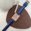 Leisure Female Student Watch With Alloy Case And Ordinary Glass Mirror Square Dial