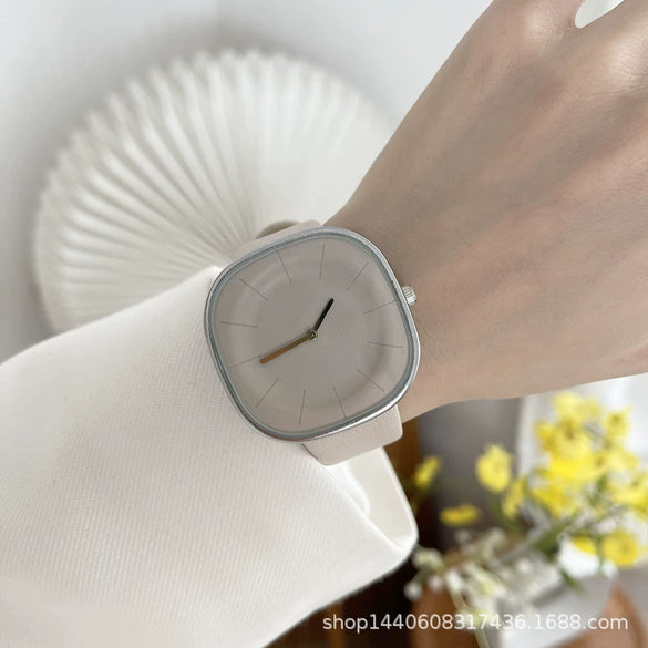 Leisure Girl Watch Alloy Case Ordinary Glass Mirror