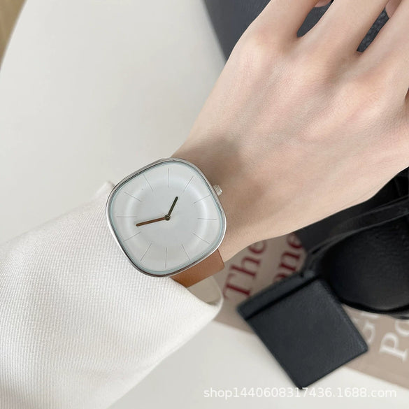 Leisure Girl Watch Alloy Case Ordinary Glass Mirror