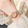 Leisure Ladies Quartz Watch With Zinc Alloy Case And Alloy Band In Round Dial Shape From Butterfly Series