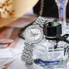 Leisure Ladies Quartz Watch With Zinc Alloy Case And Alloy Band In Round Dial Shape From Butterfly Series